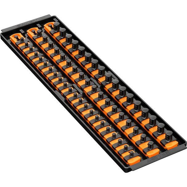 3 Rail Twist Lock Socket Boss® 18", Orange- 1/4", 3/8" & 1/2" 8482