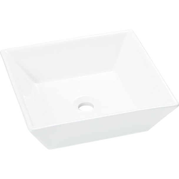 Common Goods Square White Vessel Bathroom Sink 61