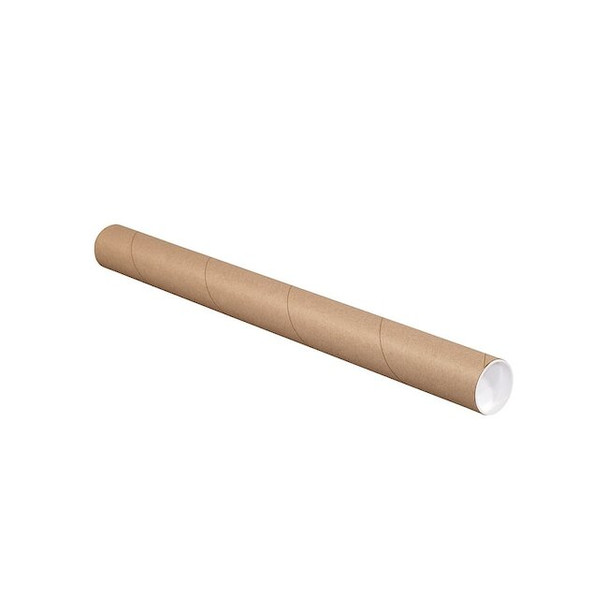 Crownhill Mailing Tube, Brown, Cylindrical, PK34 P2536K