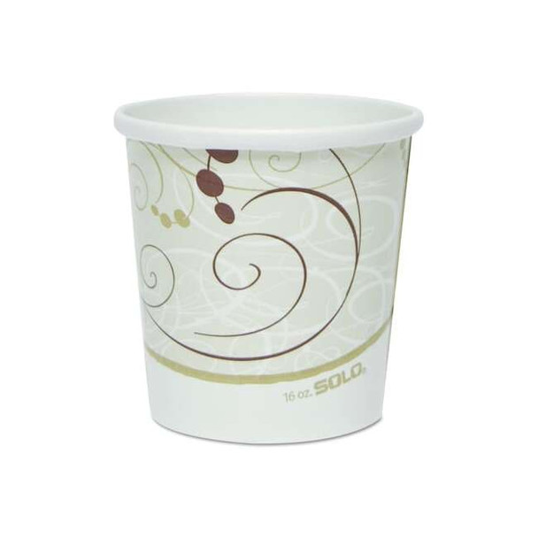 Flexstyle Double Poly Paper Containers, 16 oz, Symphony Design, PK500