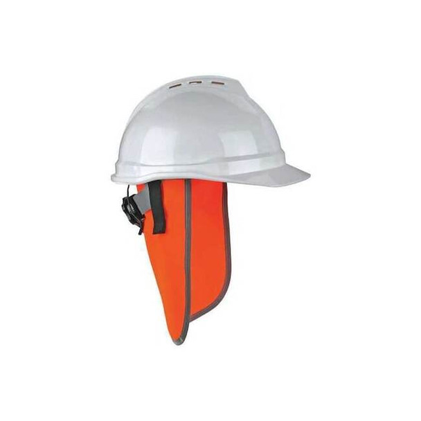 Ergodyne Neck Shade, For Use With Hard Hat Orange 8006