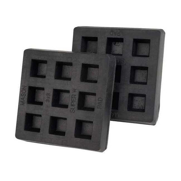 Mason Industries Vibration Isolator Pad,3/4 in H,PK2 2LVR5