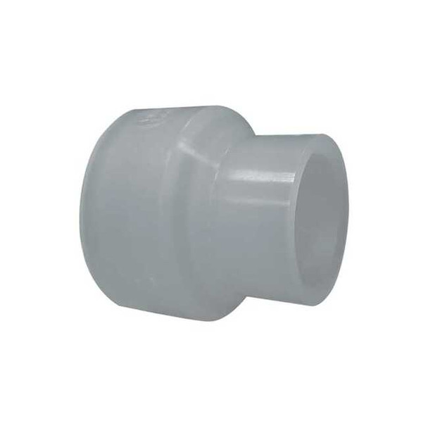 Reducing Coupling, Polypropylene, 2" x 1-1/2", Schedule 80, 150 psi Max Pressure