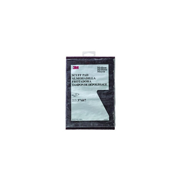 Scotch-Brite™ Hand Pad 7447, HP-HP, A/O Very Fine, Maroon, 6 in x 9 in 37447