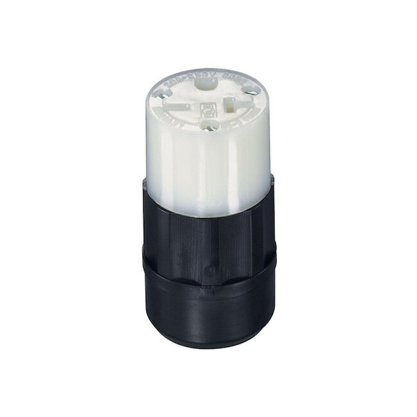 Leviton StraightBladeConnector,20A,Black;White 5469-C