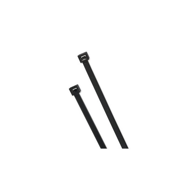 Elite Cold Weather Cable Tie, 120 lb Tensile Strength, 15 in L, Black, 100 EA/BG