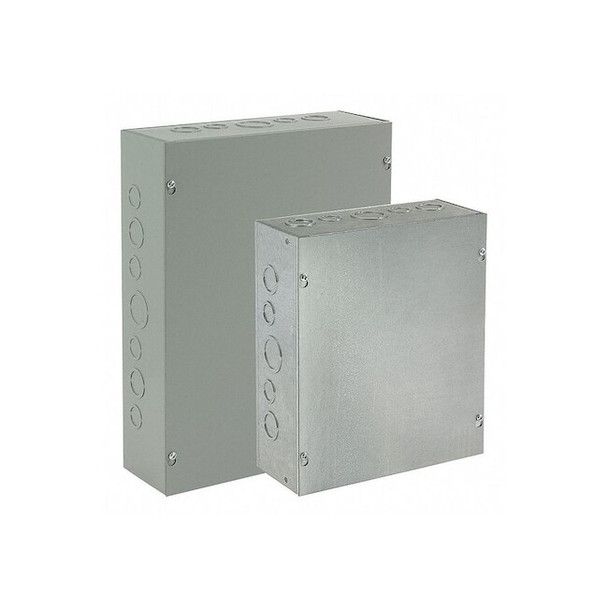 Captive Screws Electrical Enclosures, 24 in H, 6 in D, 24 in W, 1, Steel