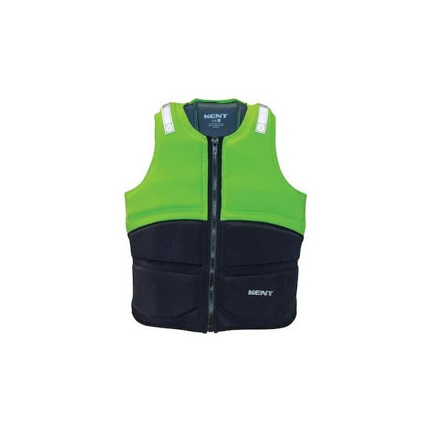 Kent Safety Fishing Vest,M,11.5lb,Green 151700-400-030-21