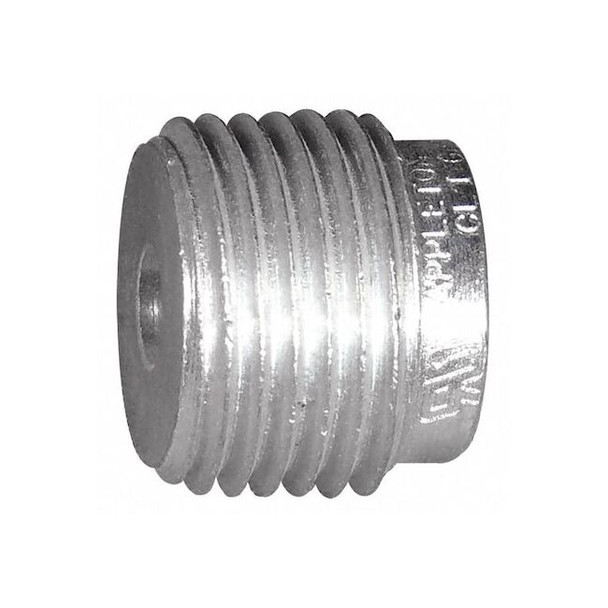 IMC Reducing Bushing, 1/2 in x 2 in, Threaded, Aluminum, Plain, Silver