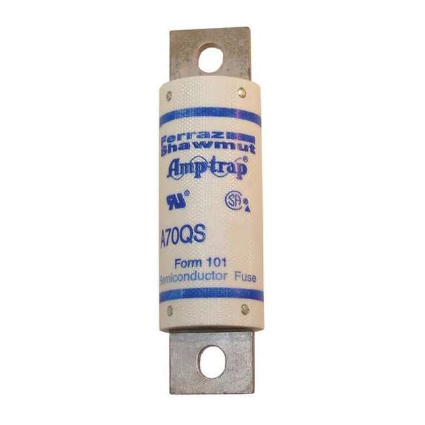 Mersen Semiconductor Fuse, 125A, Fast-Acting, 700V AC, Bolt-On A70QS125-4
