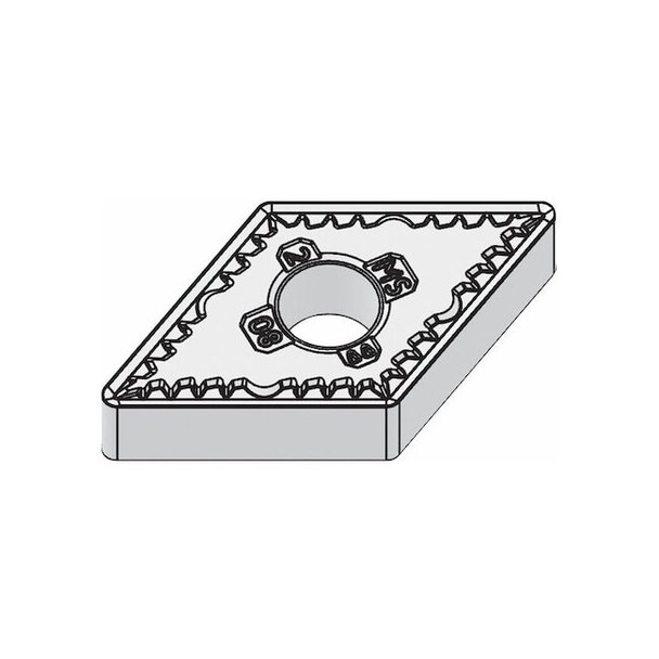 Widia Diamond Turning Insert, Diamond, 4, DNMG, 2, Carbide 5908787 Pack of 5