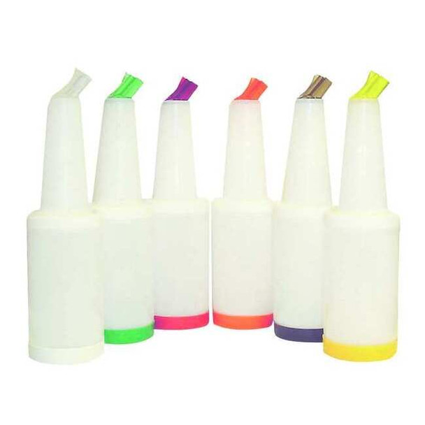Tablecraft Twelve-Piece, Quart Assorted Colors,PK12 8032A