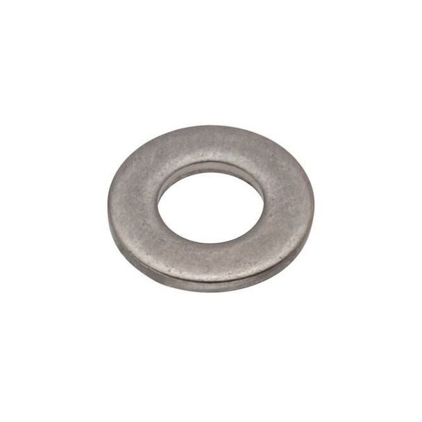 Flat Washer, For Screw Size #8 ,Stainless Steel Plain Finish, 25 PK