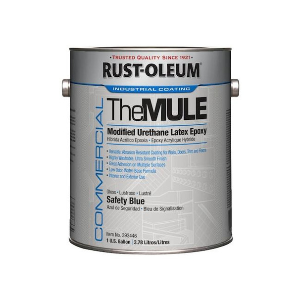 Rust-Oleum Epoxy Coating, Safety Blue, Gloss 393446