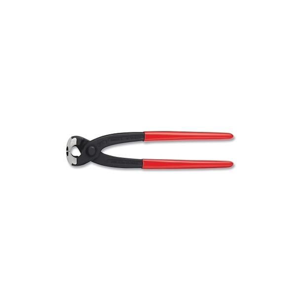 Ear Clamp Pliers, 8-3/4 in L, Front and Side Jaws