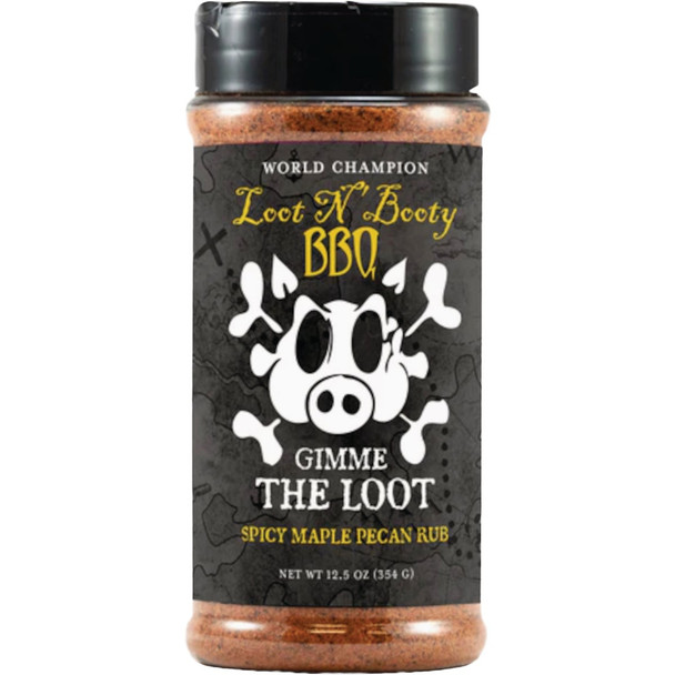 Loot N' Booty 12.5 Oz. Gimme The Loot Spicy Maple Pecan Rub OW85508