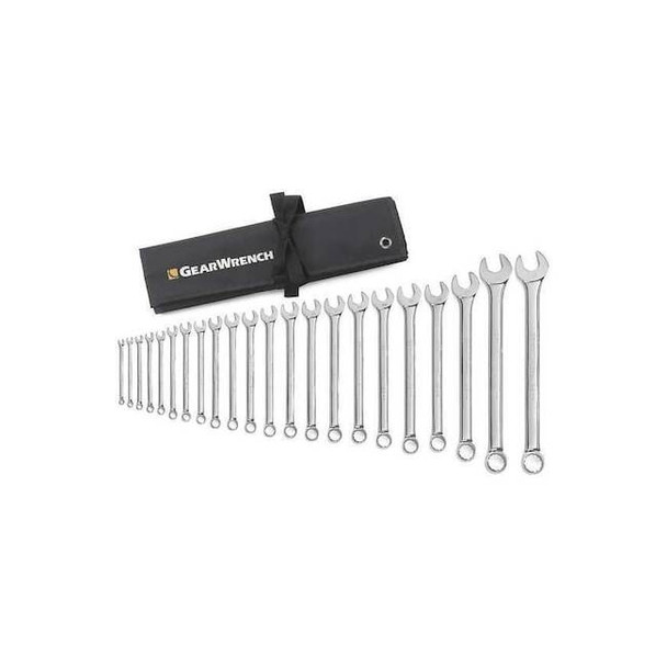 Gearwrench 22 Piece 12 Point Long Pattern Combination Metric Wrench Set 81916