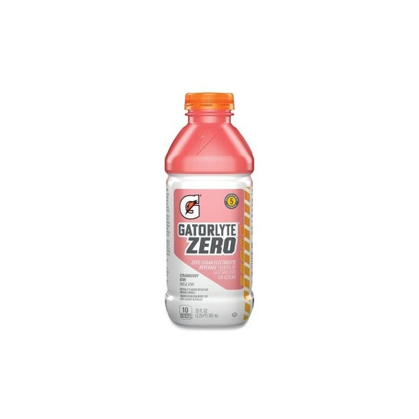 Gatorlyte® Electrolyte Beverage, Strawberry Kiwi, 20 oz, 12 ct