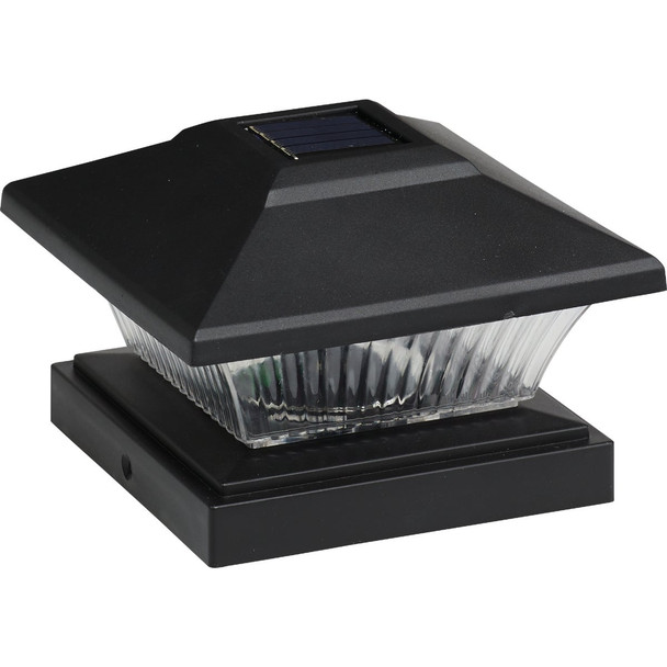 Black Solar LED Light Post Cap BMSL1000(Black)