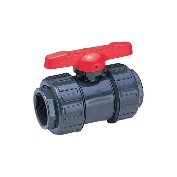 Asahi 2-1/2" Socket PVC Ball Valve 2-Way 1602025