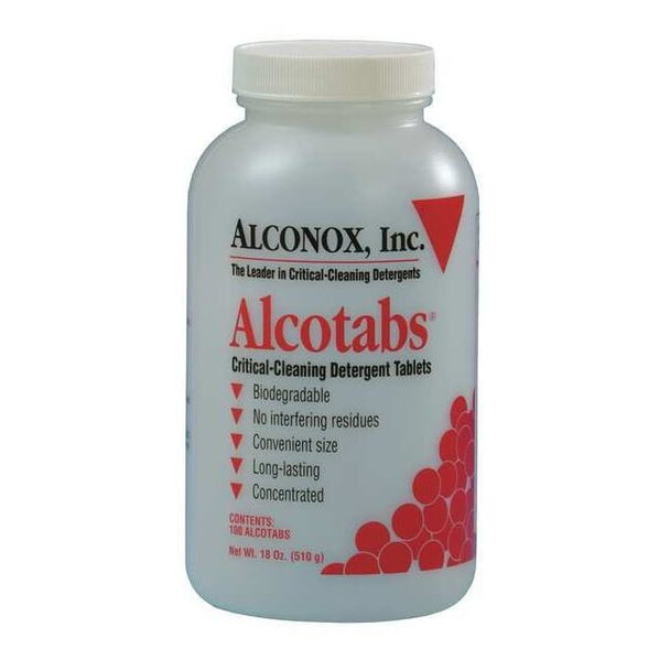 Alconox Detergent,100 ct,6.5 pH Max,PK6 1500