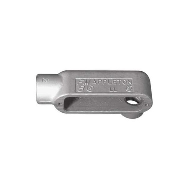 Appleton Electric Conduit Outlet Body,Iron,LL,1-1/4 In. LL448