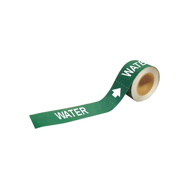 Brady Pipe Marker,Water,1 In.H, 20481 20481