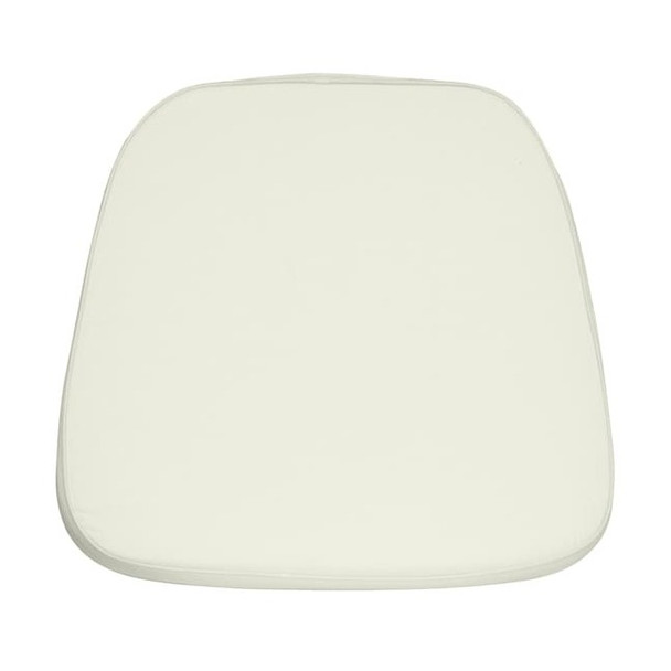 Soft Ivory Fabric Chiavari Chair Cushion, PK22