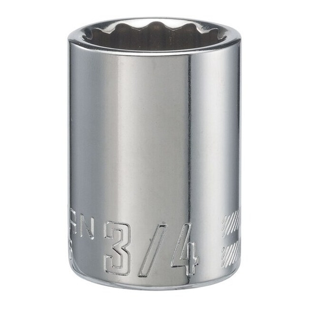 Craftsman Sockets, 1/2" Drive 3/4" 12 Point SAE Sh CMMT47508 Pack of 4