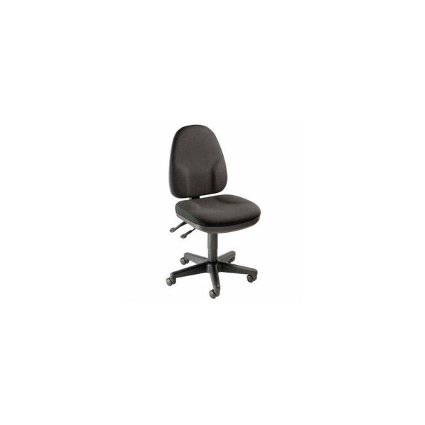 Interion Task Chair With 19""H Back Fabric Black