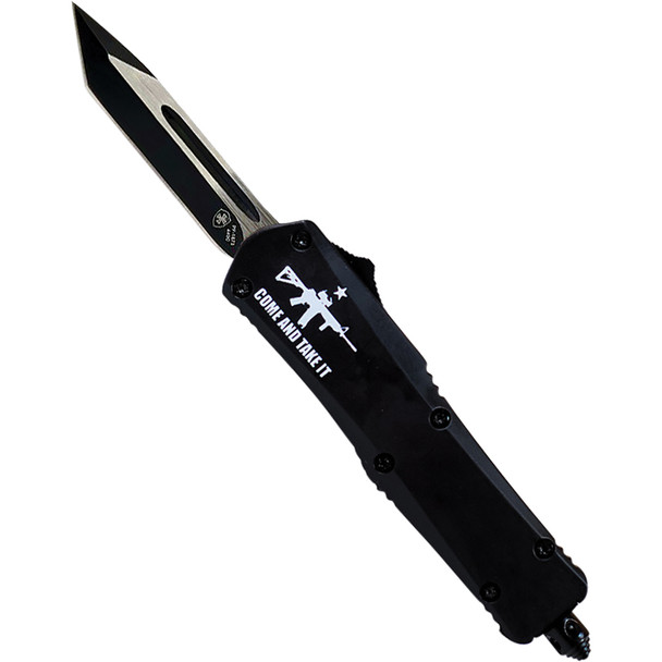 GenII Small Premium Alloy Come And Take It AR15 Tanto 440C Black S-AR15-23-1