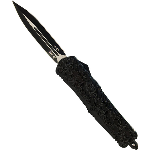 GenII Large Premium Alloy Maiden Gloss Dagger 440C Black L-MDG-13-1