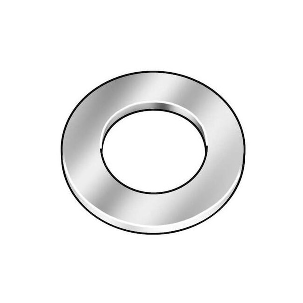 Flat Washer, For Screw Size 2" ,Steel Zinc Plated Finish, 80 PK