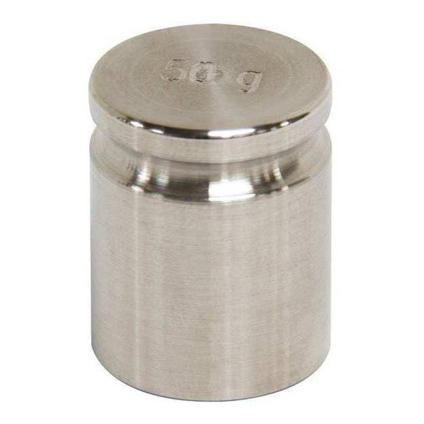 Rice Lake Weighing Systems Calibration Weight,SS,50g,Cylinder 12527