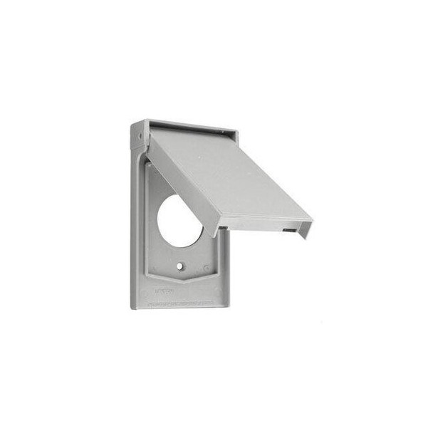 Leviton Wall Plate,Gray,4.75 in H 4980-GY