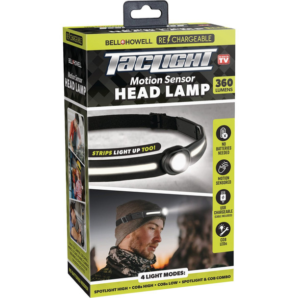 Bell+Howell TacLight Motion Sensor Head Lamp 1114