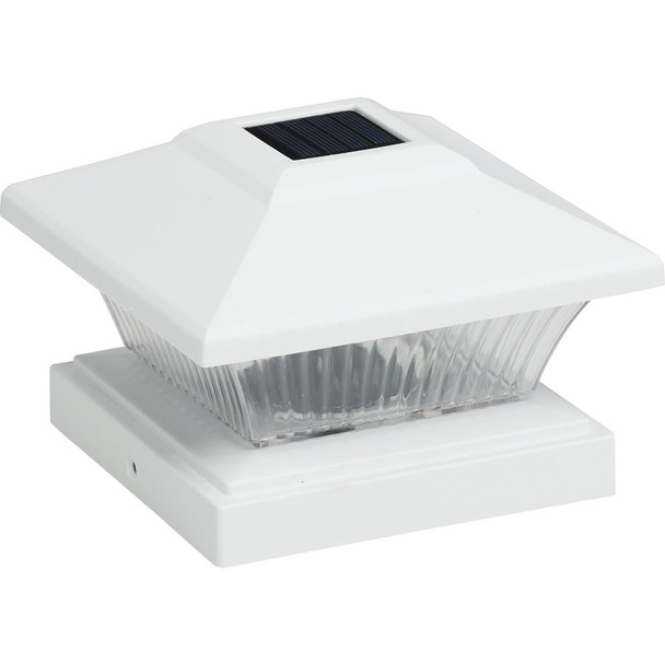 White Solar LED Light Post Cap BMSL1000(White)