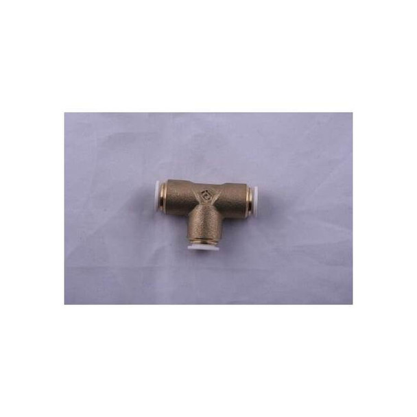 Aignep Usa Push to Connect Fitting, Brass, Gold 59230-8