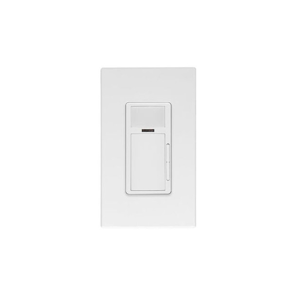 Leviton Wall Mount Sensor, , White, 1,100 sq ft, Fluorescent, LED ODP10-I1W