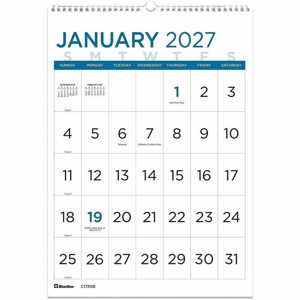 Blueline  Calendar C173106