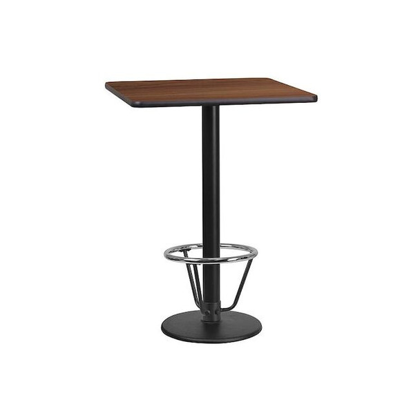 Square Laminate Table, Laminate, Wood Grain