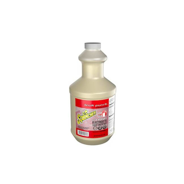 Sqwincher 64oz Fruit Punch Clear Liquid Concentrate 159030873 Pack of 6