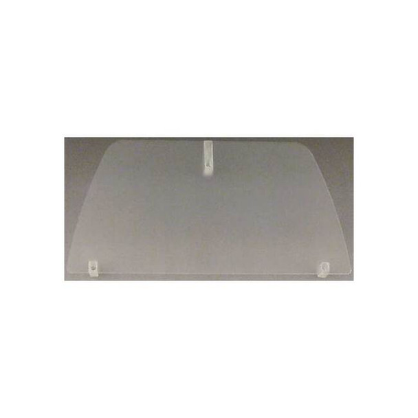 Frosted Comfort Shield,3-1/4"Lx8"Wx1/4"H