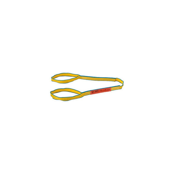 Global IndustrialPoly Web Sling HD Eye&Eye w/ Durable Edge 4 Ft L-1600/1280/3200