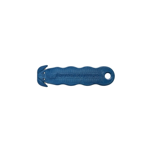Klever Kutter™ NSF® Food Zone Safety Cutter, 4-5/8 in L, Razor Style, Stainless Steel, Blue, Metal Detectable