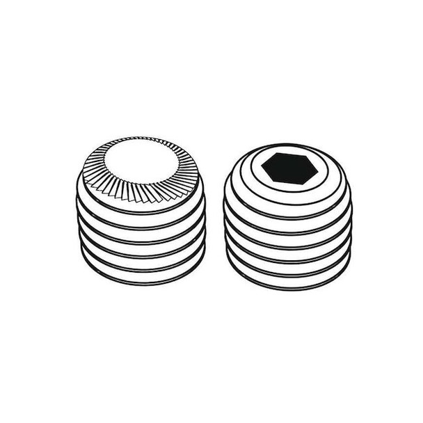 Manufacturer Varies ScktStScrw,KnrldCupPt,#10-24,3/4"L,PK100 U07890.019.0075