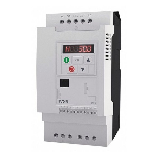 Eaton Variable Frequency Drive,1-1/2 HP,115V DC1-1D5D8NB-A20CE1