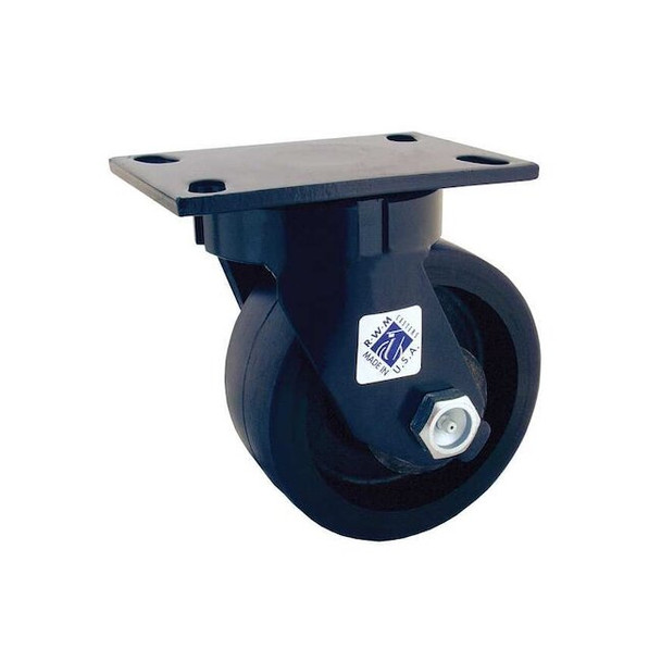 Rwm Kingpinless Swivel Plate Caster,2300 lb. 75-GTB-0625-S