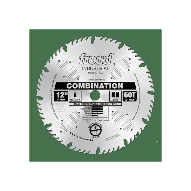 Freud CircularSawBlade,Carbide,Dia:12" LU84M012