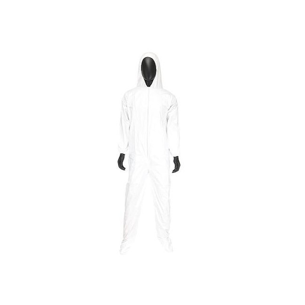 West Chester Protective Gear Disposable Coveralls,White,3XL,PK25 3659/3XL